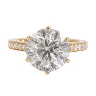 5.20ct Diamond Solitaire Ring GSL