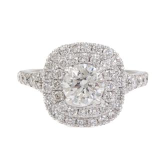 1.01ct Diamond Solitaire Ring GIA F P1