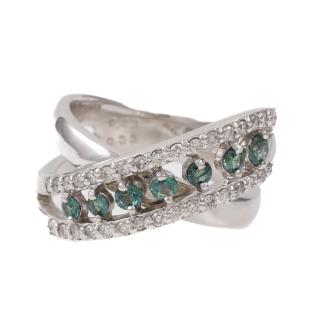 0.43ct Alexandrite & Diamond Ring