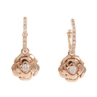 Chanel Extrait de Camelia Earrings