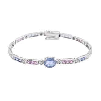 Ceylon & Madagascan Sapphire Bracelet
