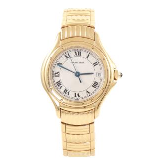 Cartier Cougar 18ct Gold Watch 74.5g