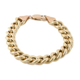 14ct Yellow Gold Curb Link Bracelet