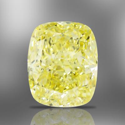 3.01ct Loose Cushion Cut Natural Diamond GIA Intense Yellow SI2